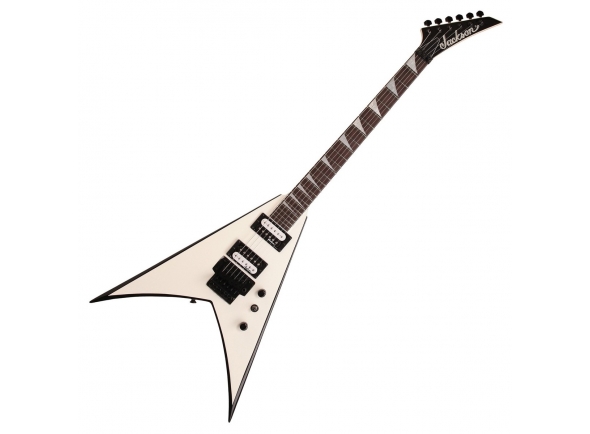 Jackson King V JS32 Electric Guitar, White w/Black Bevels Jackson King V JS32 Electric Guitar, White w/Black Bevels